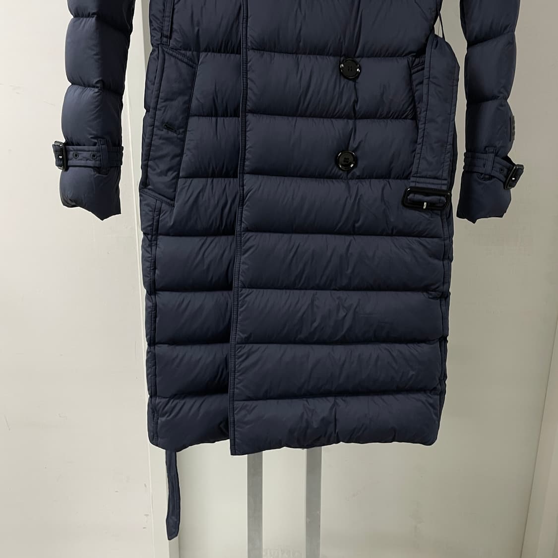 버버리 롱패딩 네이비 S(W) 상품이미지3