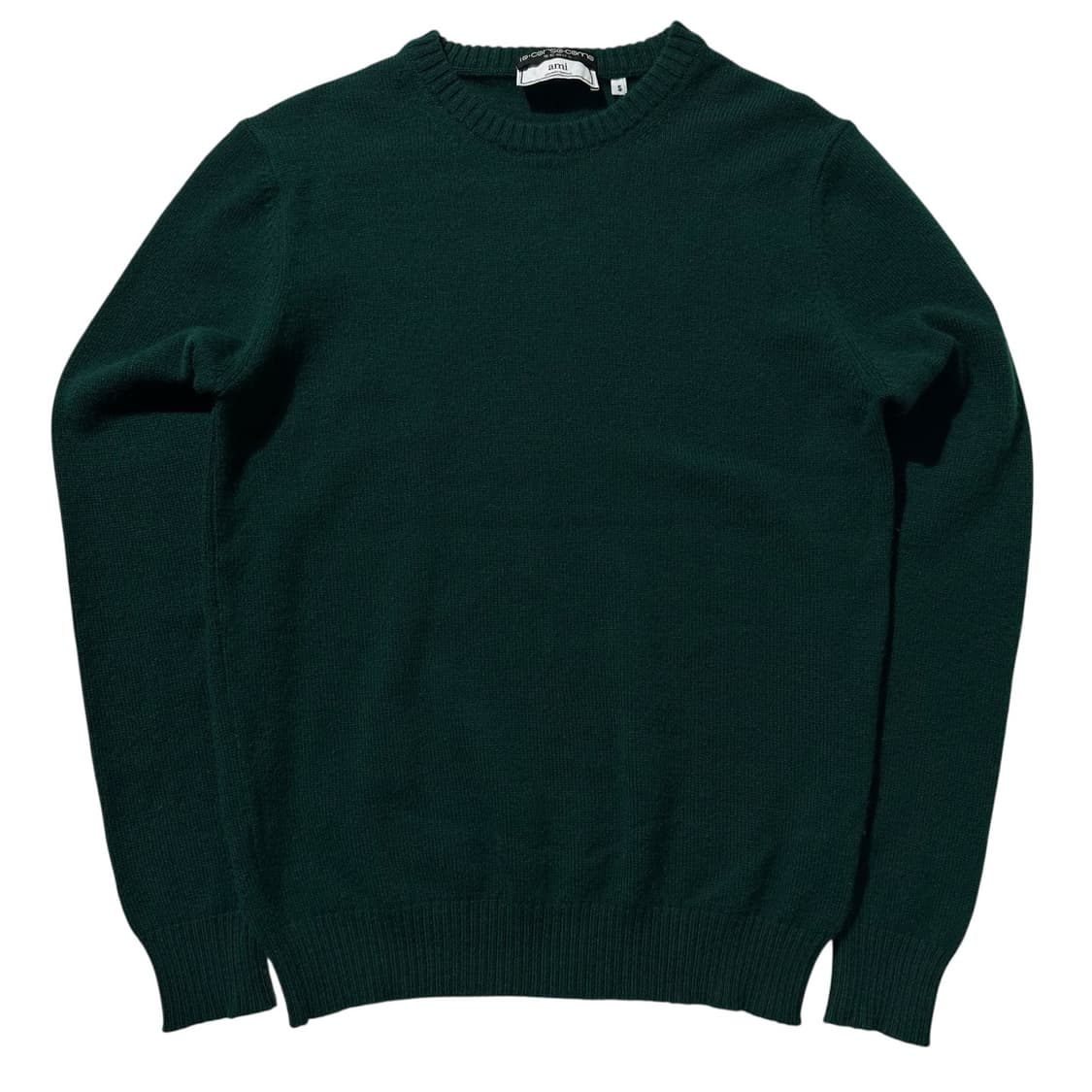 (매장판) AMI 아미 10 꼬르소 꼬모 울 라운드 니트 상품이미지1