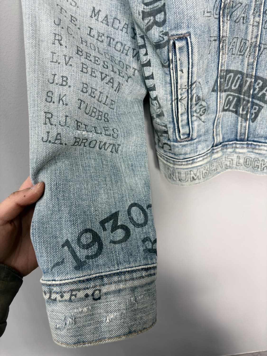 폴로랄프로렌 그래피티 데님 트러커자켓 A3606 상품이미지5