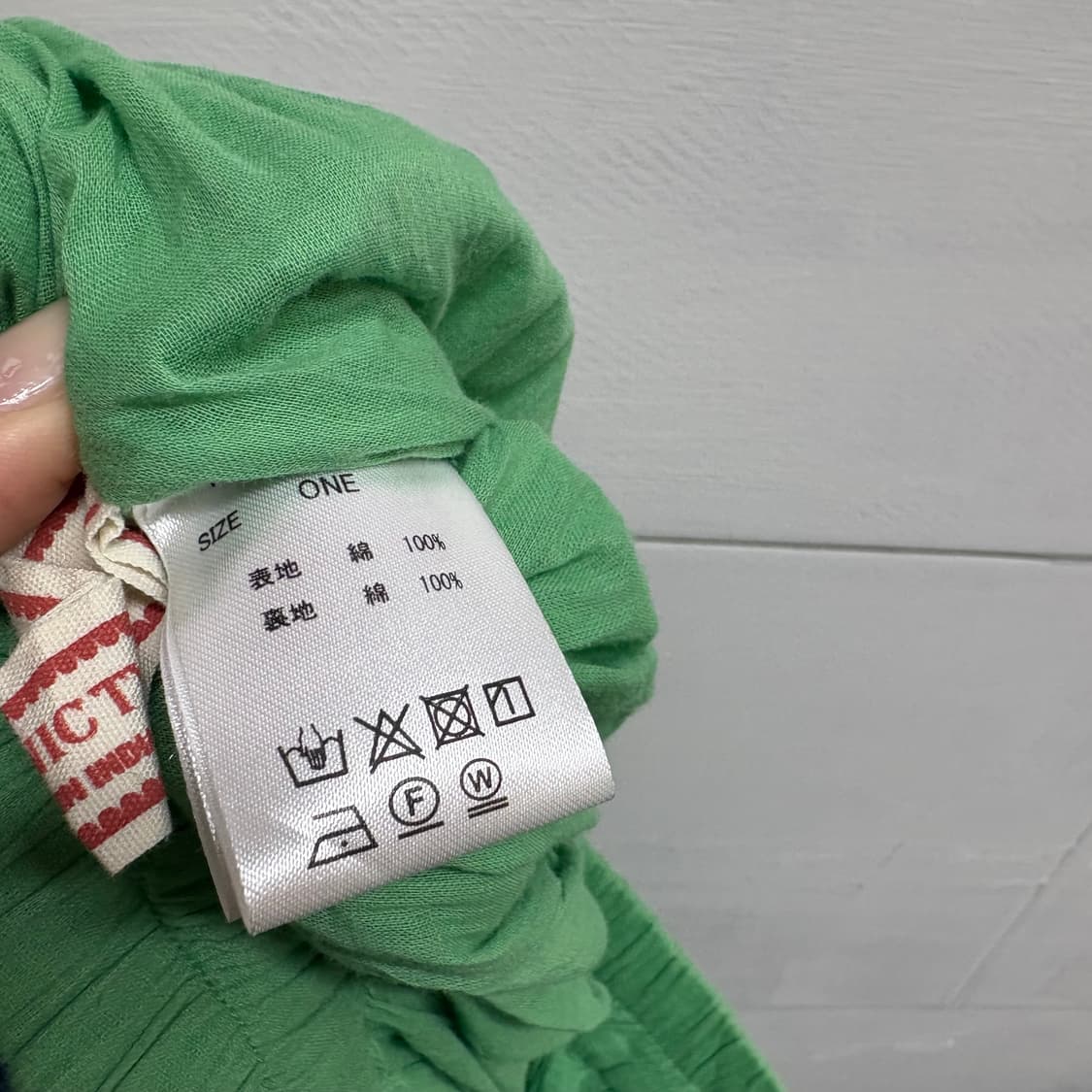 CIAOPANICTYPY 그린 코튼 와이드 팬츠  JPN 상품이미지4