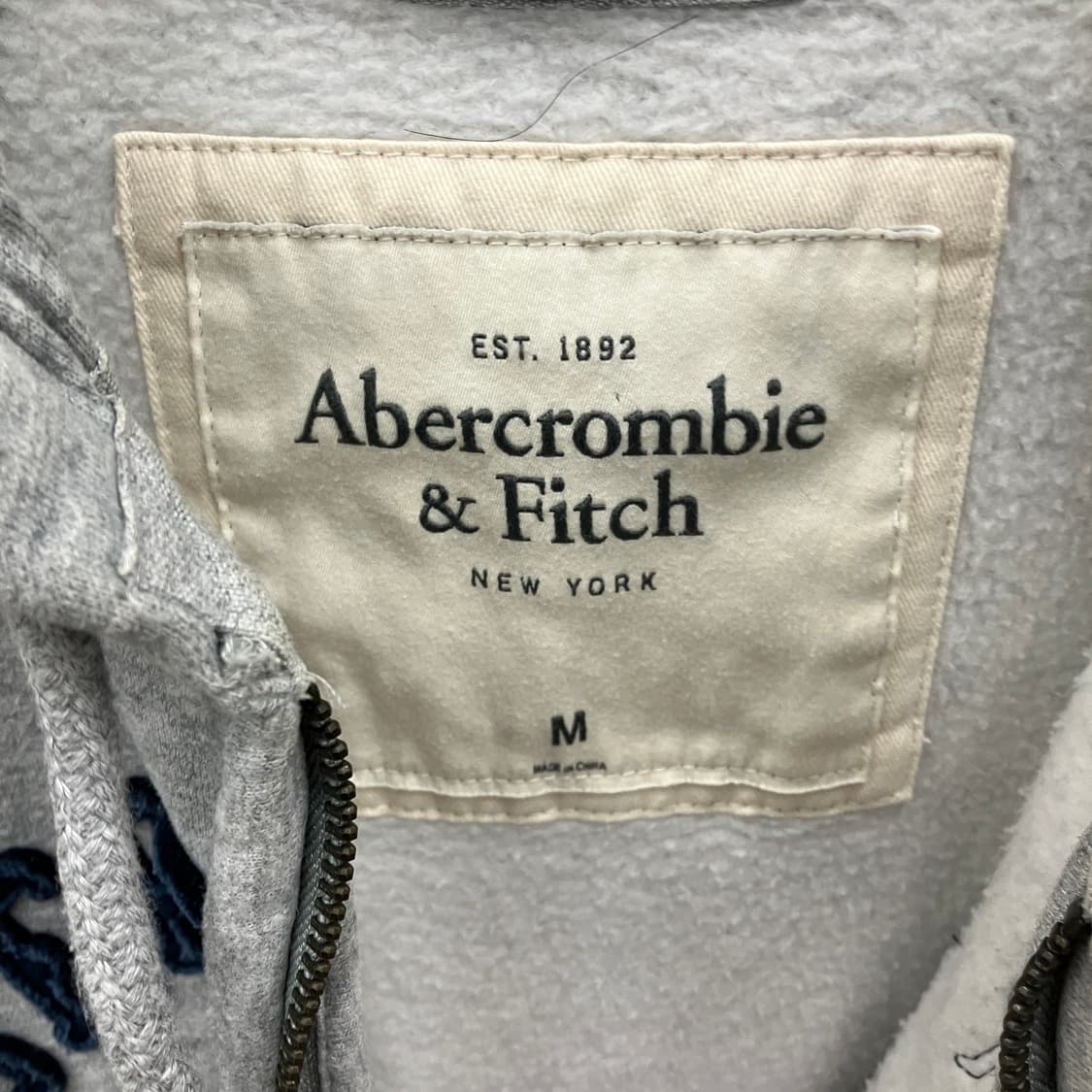 아베크롬비 그레이 후드 집업 상품이미지4