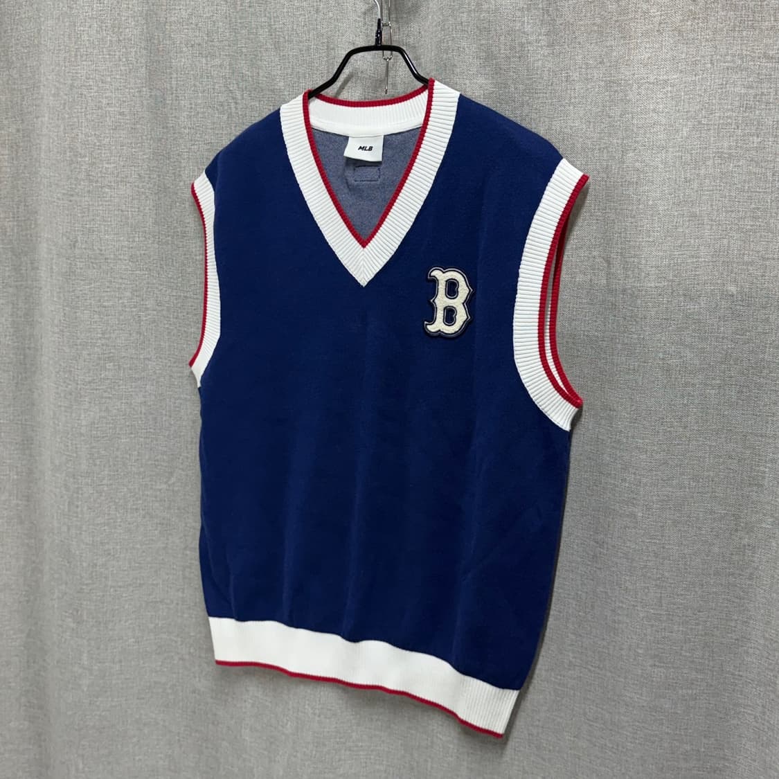 [100] MLB 보스턴 야구 베스트 니트조끼 상품이미지2