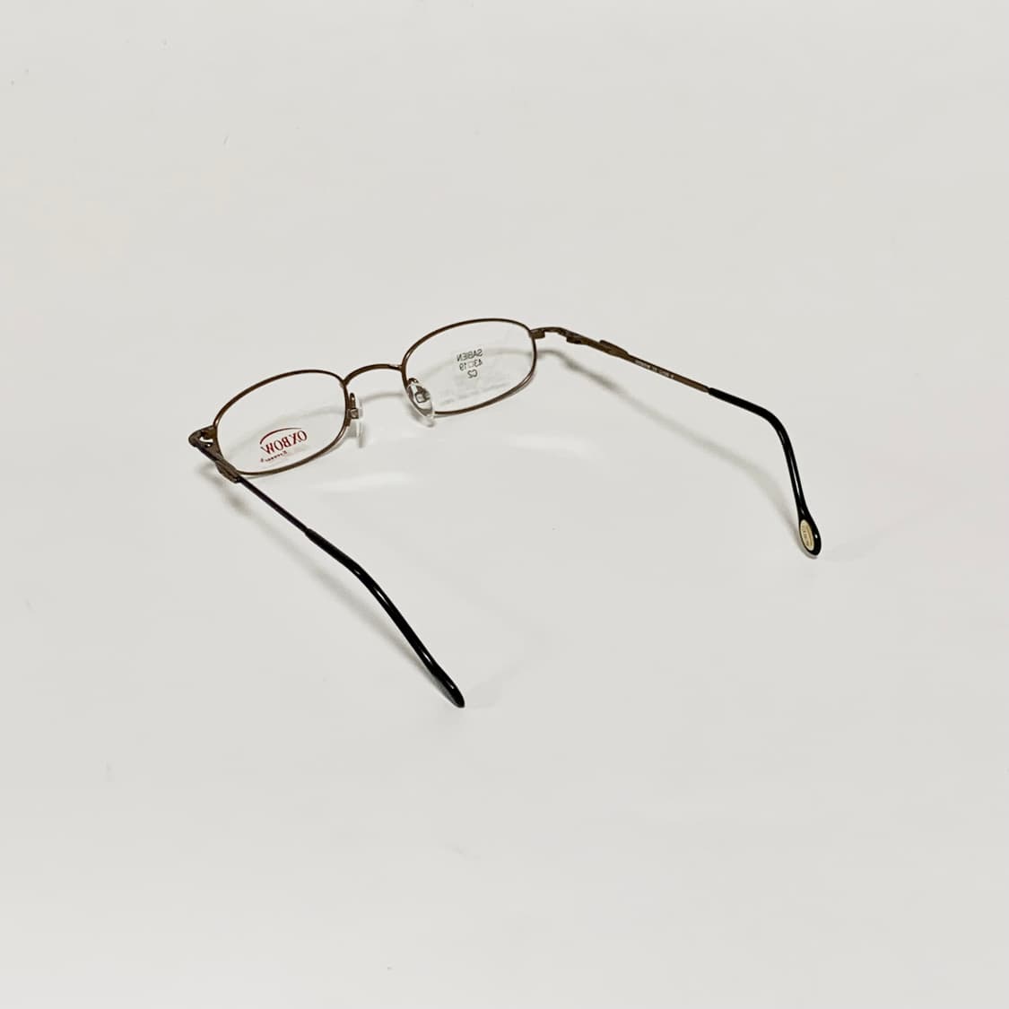 933 데드스탁 네이비 오벌 슬림 직사각 라운드 알러지방지 빈티지안경 픽 상품이미지5