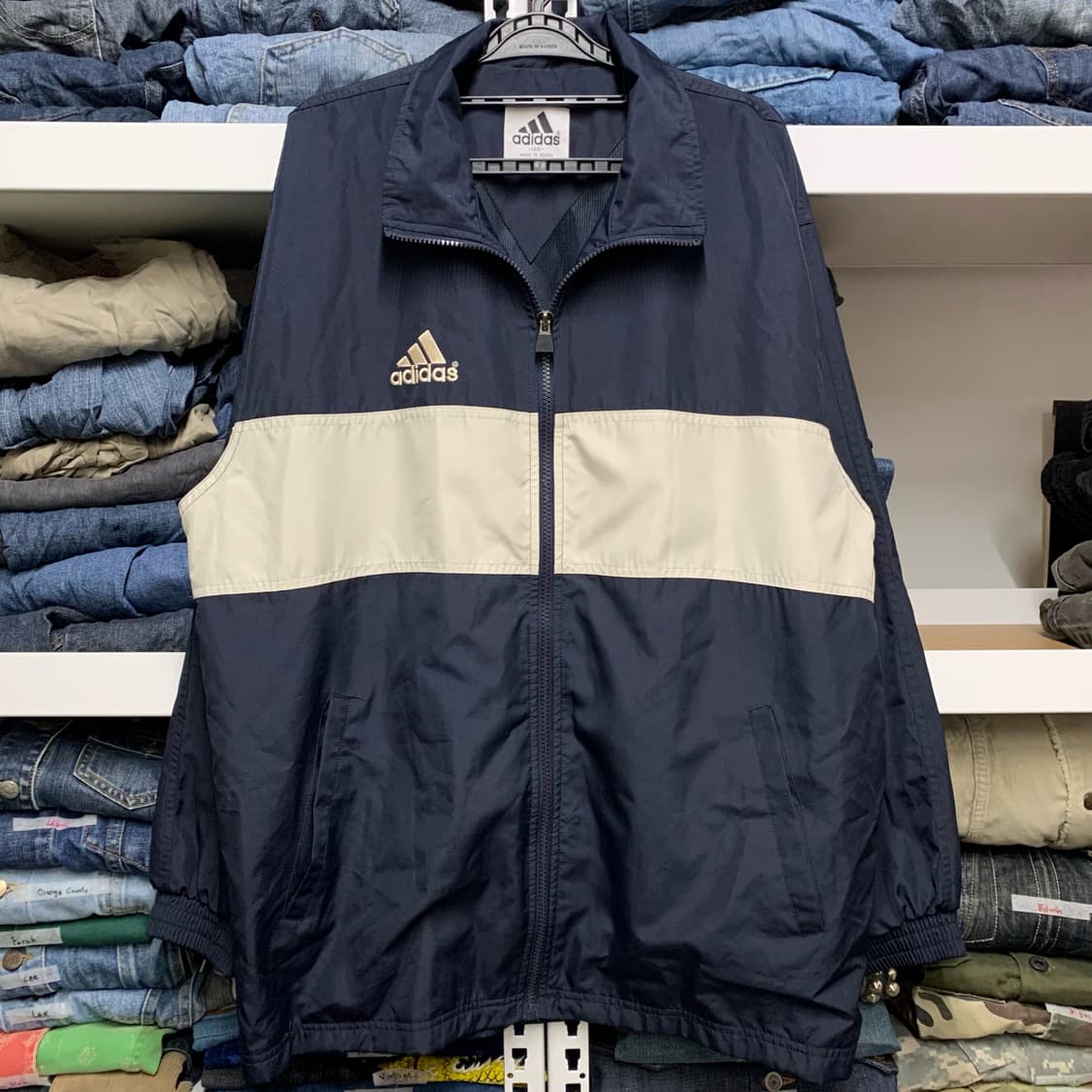 [XL] 아디다스 바람막이 LOGO BLOCK SUIT 상품이미지2