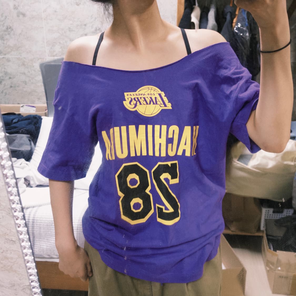 Nba lakers 레이커스 오프셜더 상품이미지2