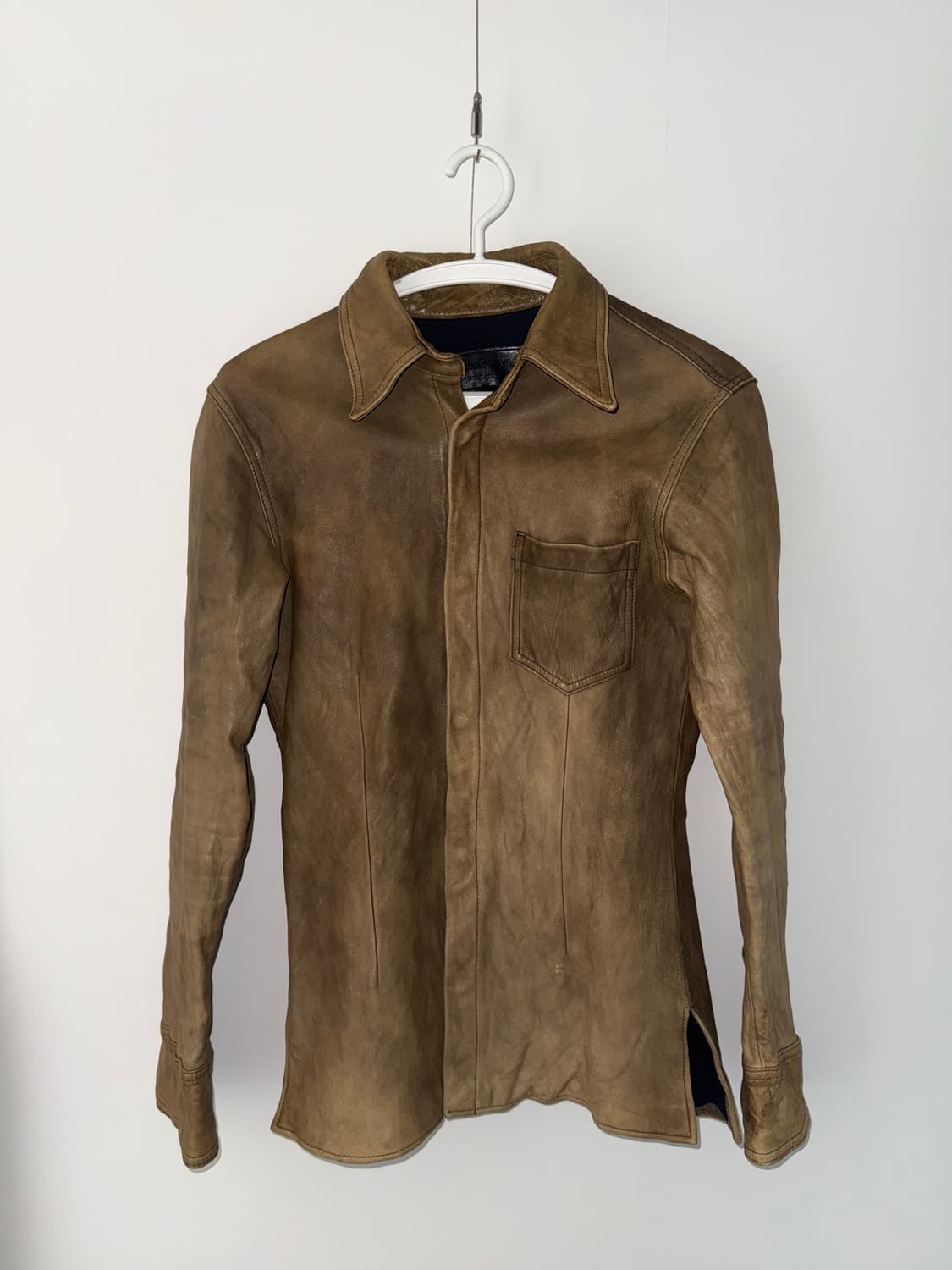 Isamu Katayama Backlash leather shirt 상품이미지5