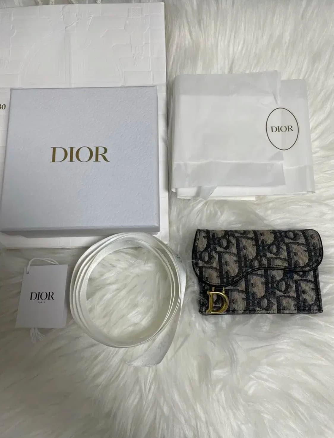 디올 오블리크 새들 카드지갑 상품이미지3