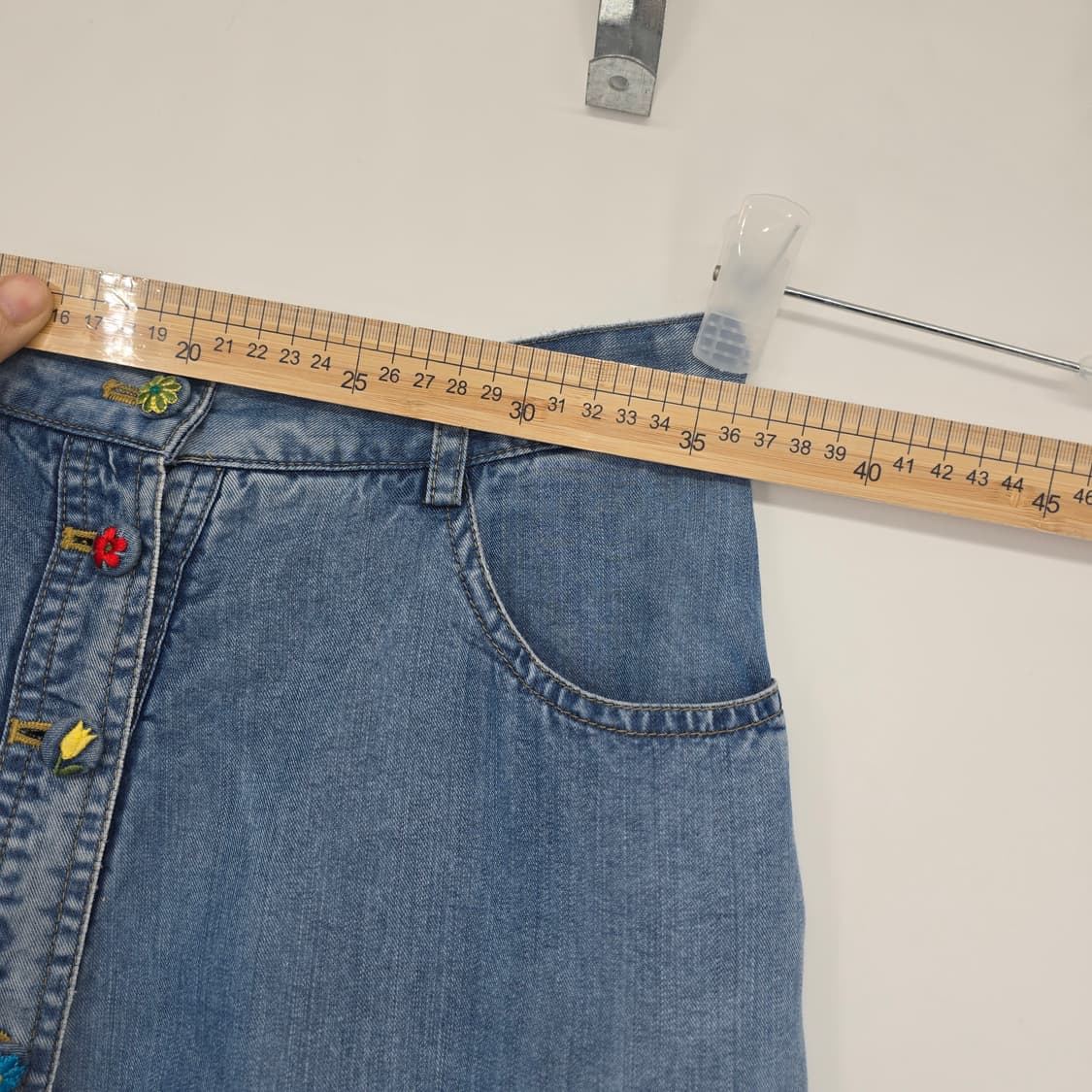 White Horse TENCEL Denim Skirt 27" 상품이미지5