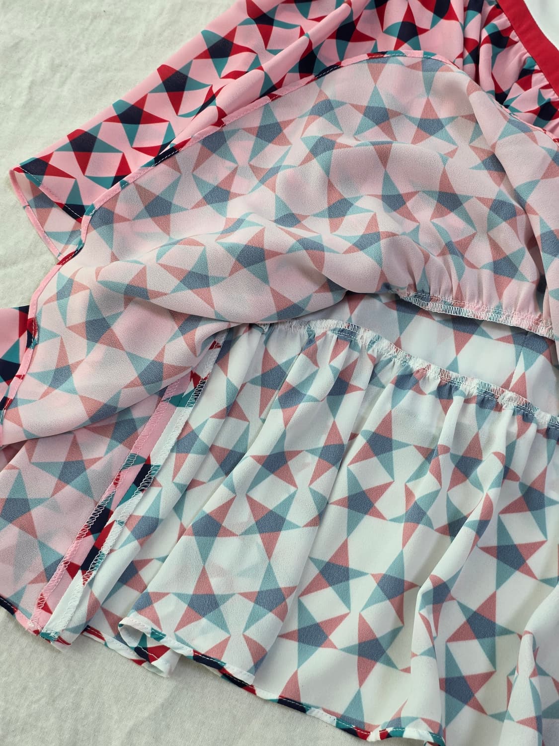 JDC 럭키슈에뜨 패턴 블라우스 상품이미지4