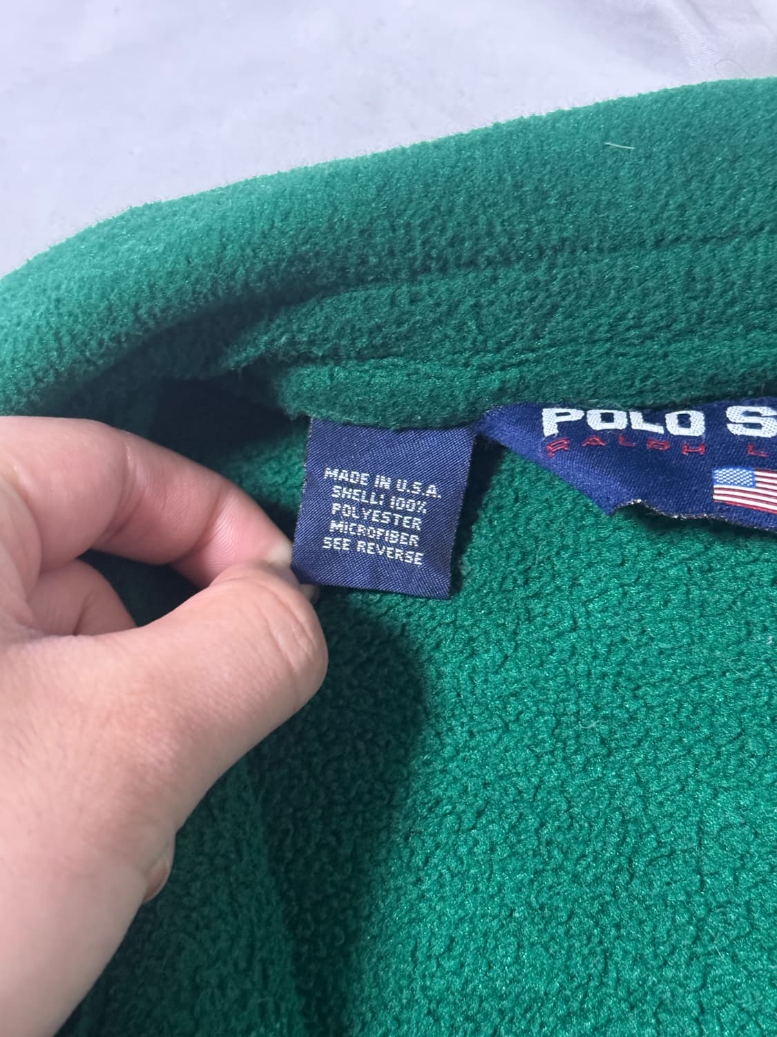 90s usa 폴로 스포츠 폴라텍 플리스 스윙톱 자켓 상품이미지6