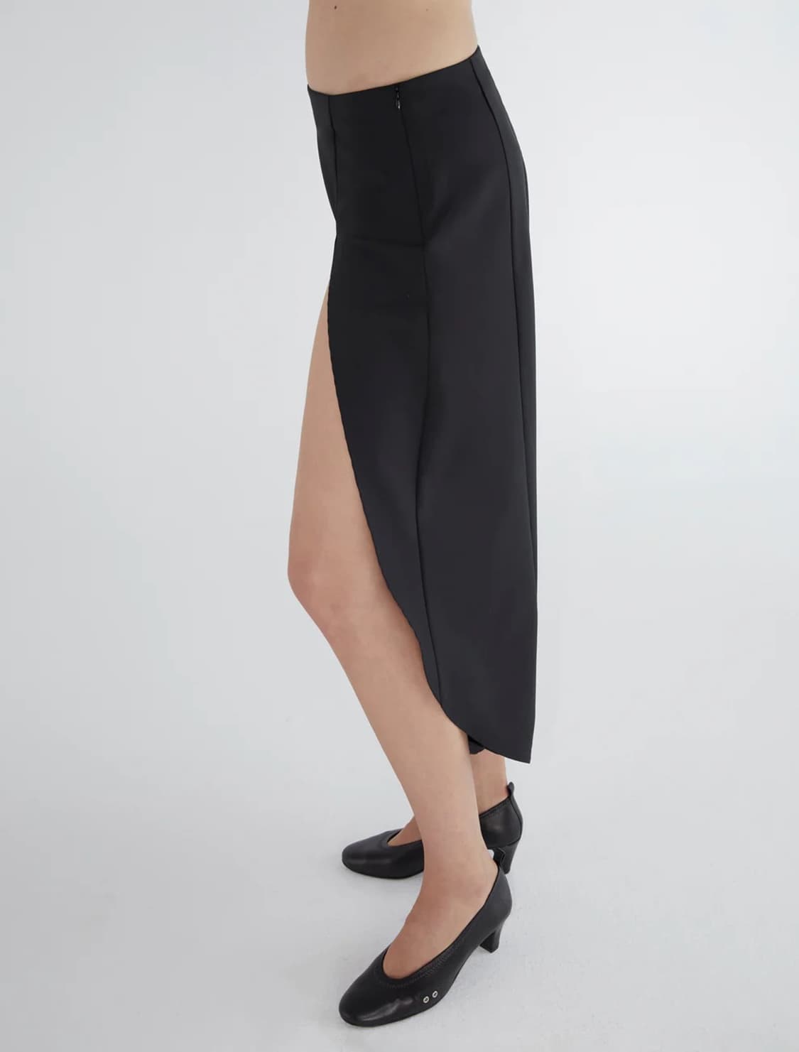 [36,38,40]팔로마울 Mileto 슬릿 컷 스커트 상품이미지5