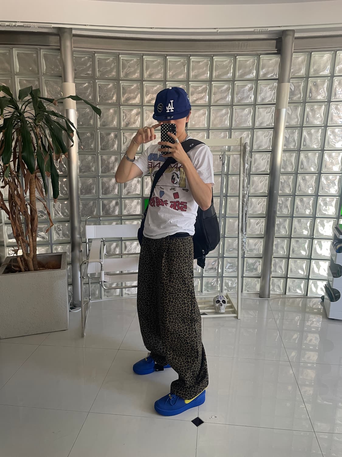 Leopard tuck pants 레오파드 턱 팬츠 상품이미지2