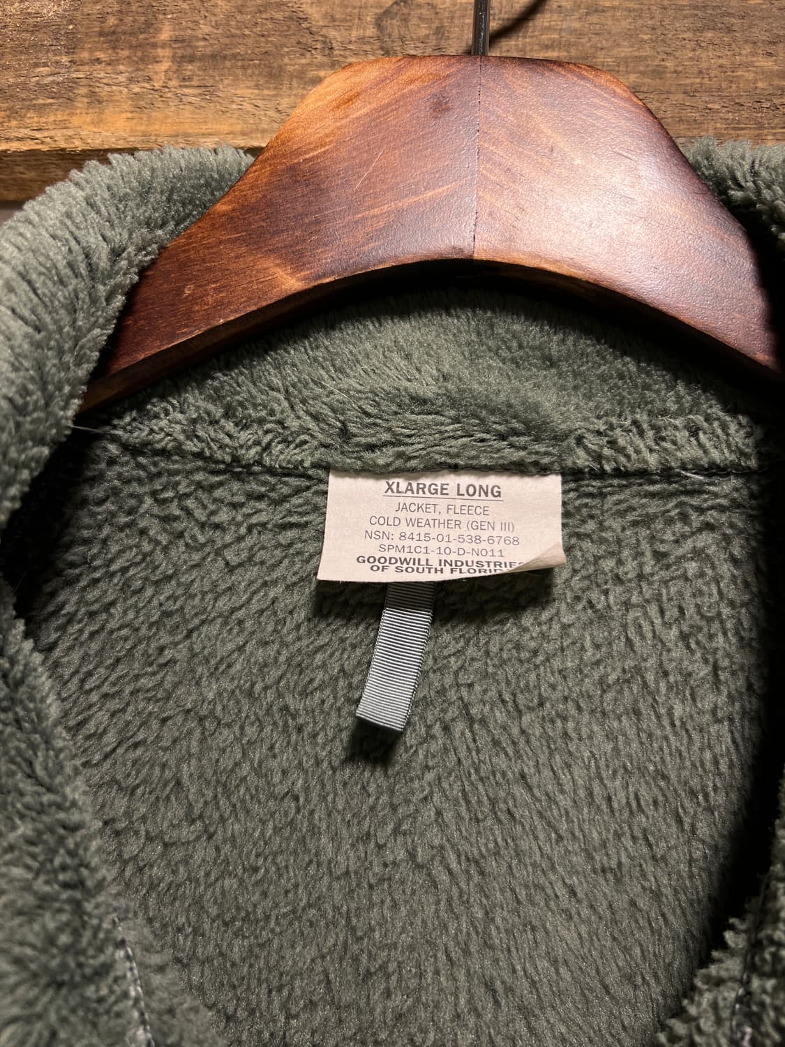 [XL]오리지널 U.S ARMY 미 육군 젠3 플리스 자켓 상품이미지2