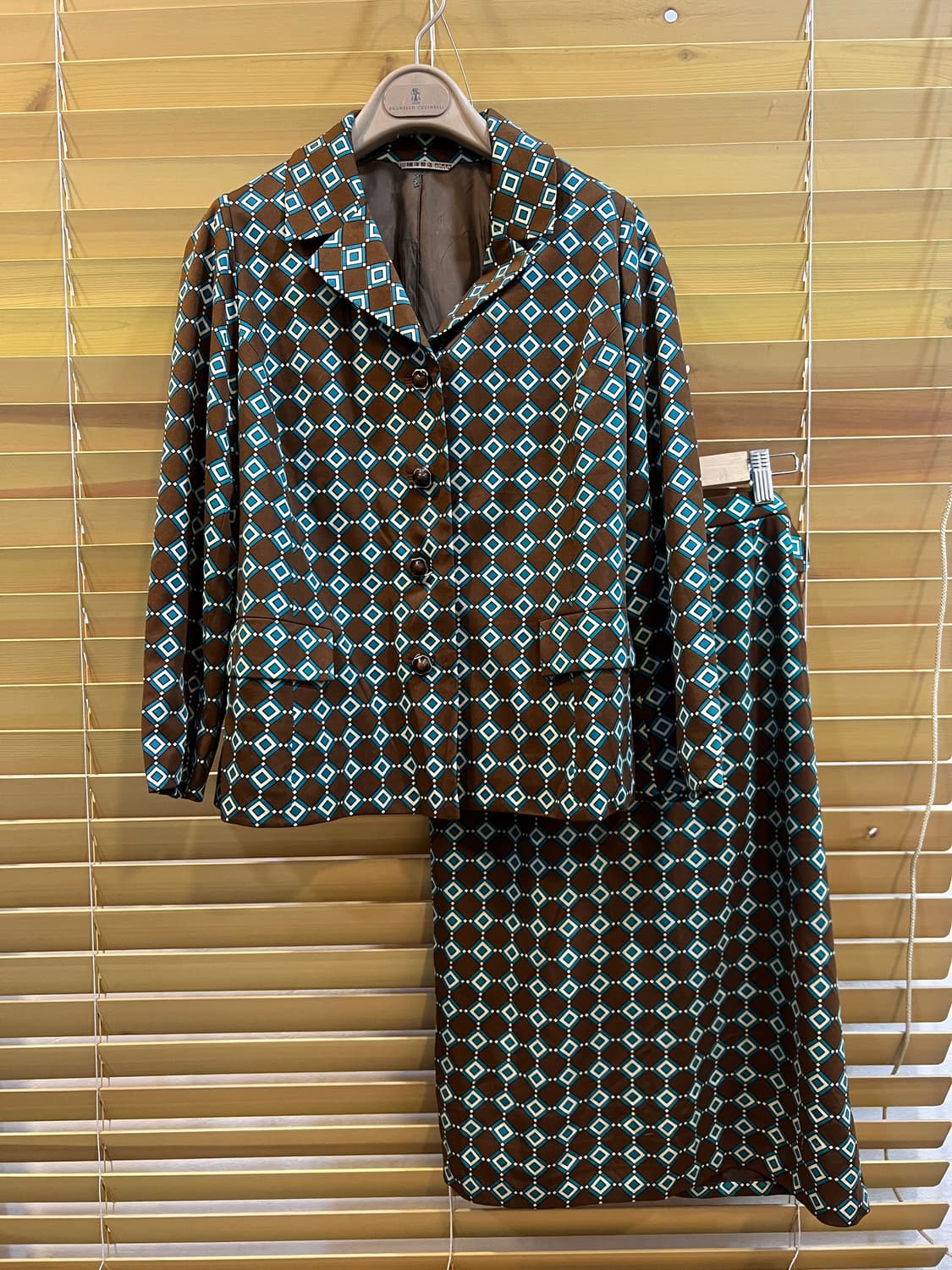 일본수입 여성 핸드메이드 정장셋업 투피스셋업 자켓치마셋트 상품이미지1