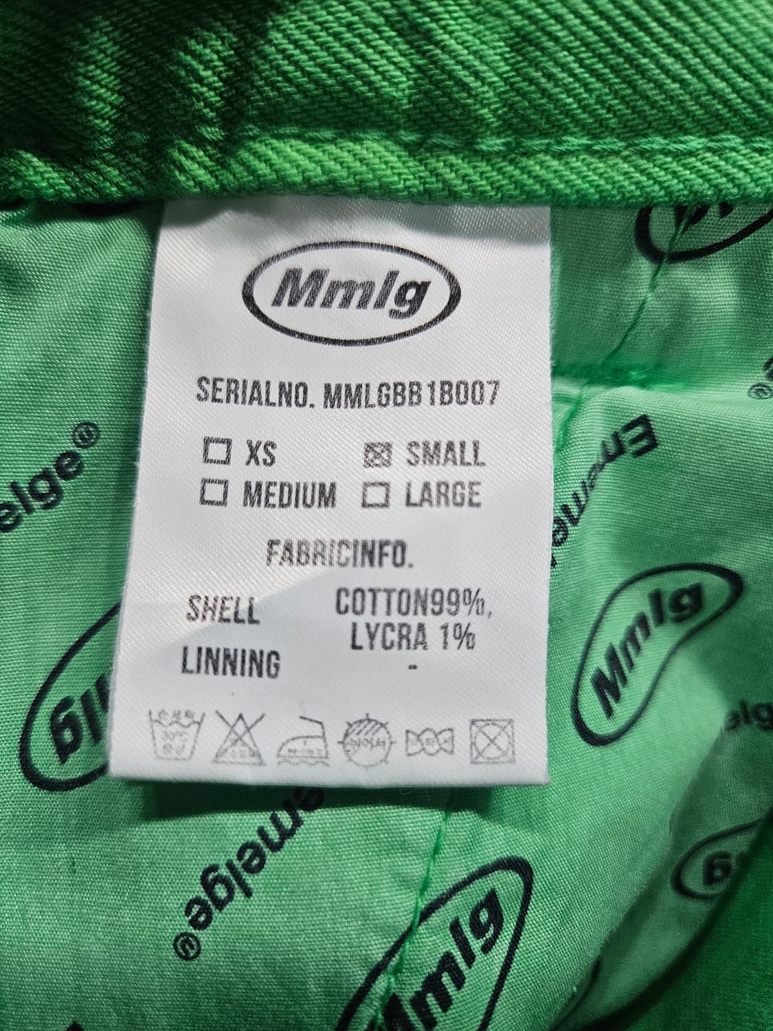 MMLG 그린 남성 허리 30 데님팬츠  상품이미지9