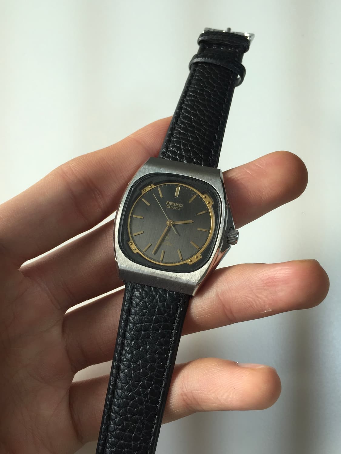 80s seiko silver wave gold-black combi 상품이미지2