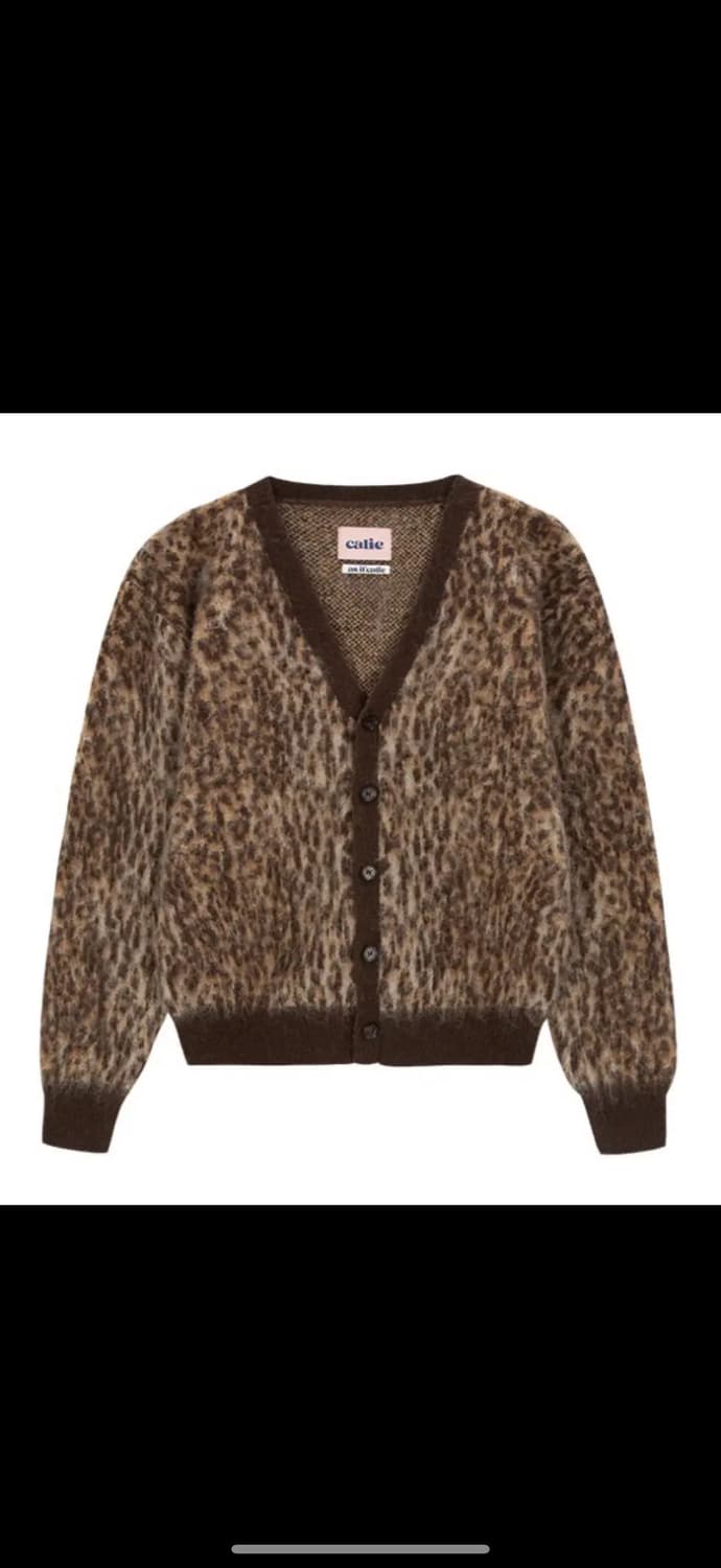 애즈이프캘리 레오파드 가디건 상품이미지1
