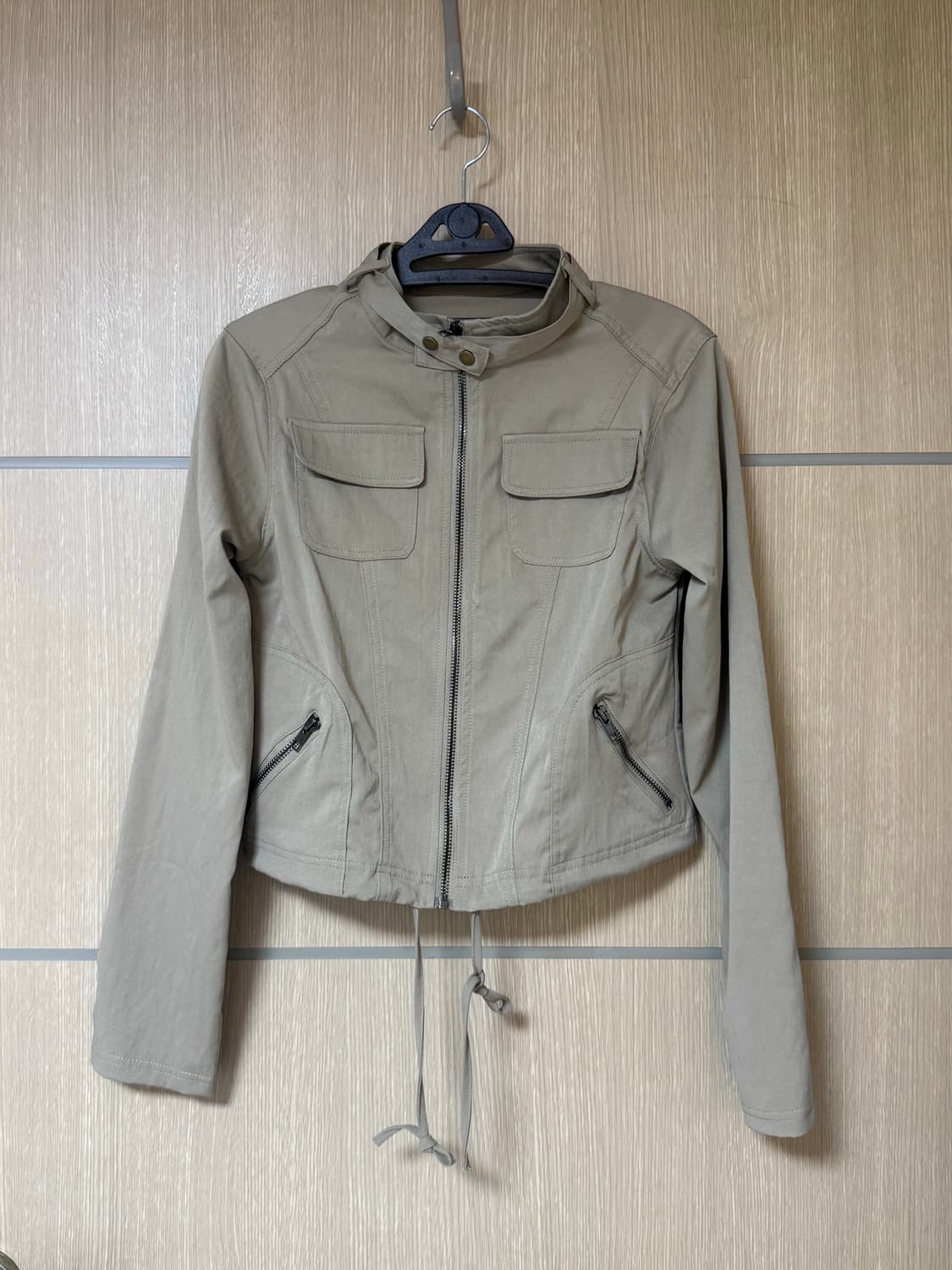 mireva ruby crop jacket빈티지 스트랩 카고 집업자켓 상품이미지1