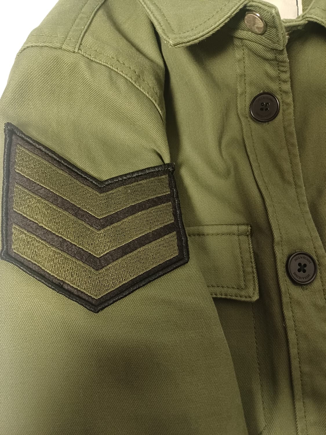 [S] 자딕앤볼테르 TACKL BRODE 자수 밀리터리 야상 자켓 상품이미지6