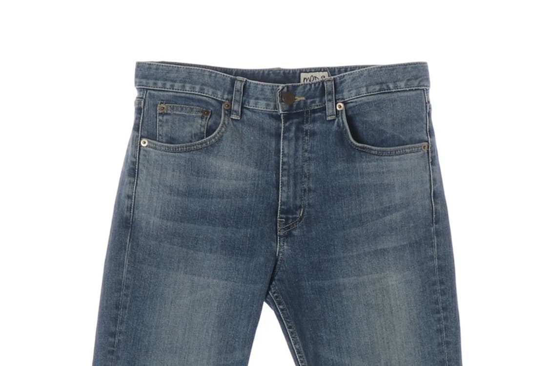 모드나인 블루 워싱 슬림 스트레이트 데님 31 상품이미지3
