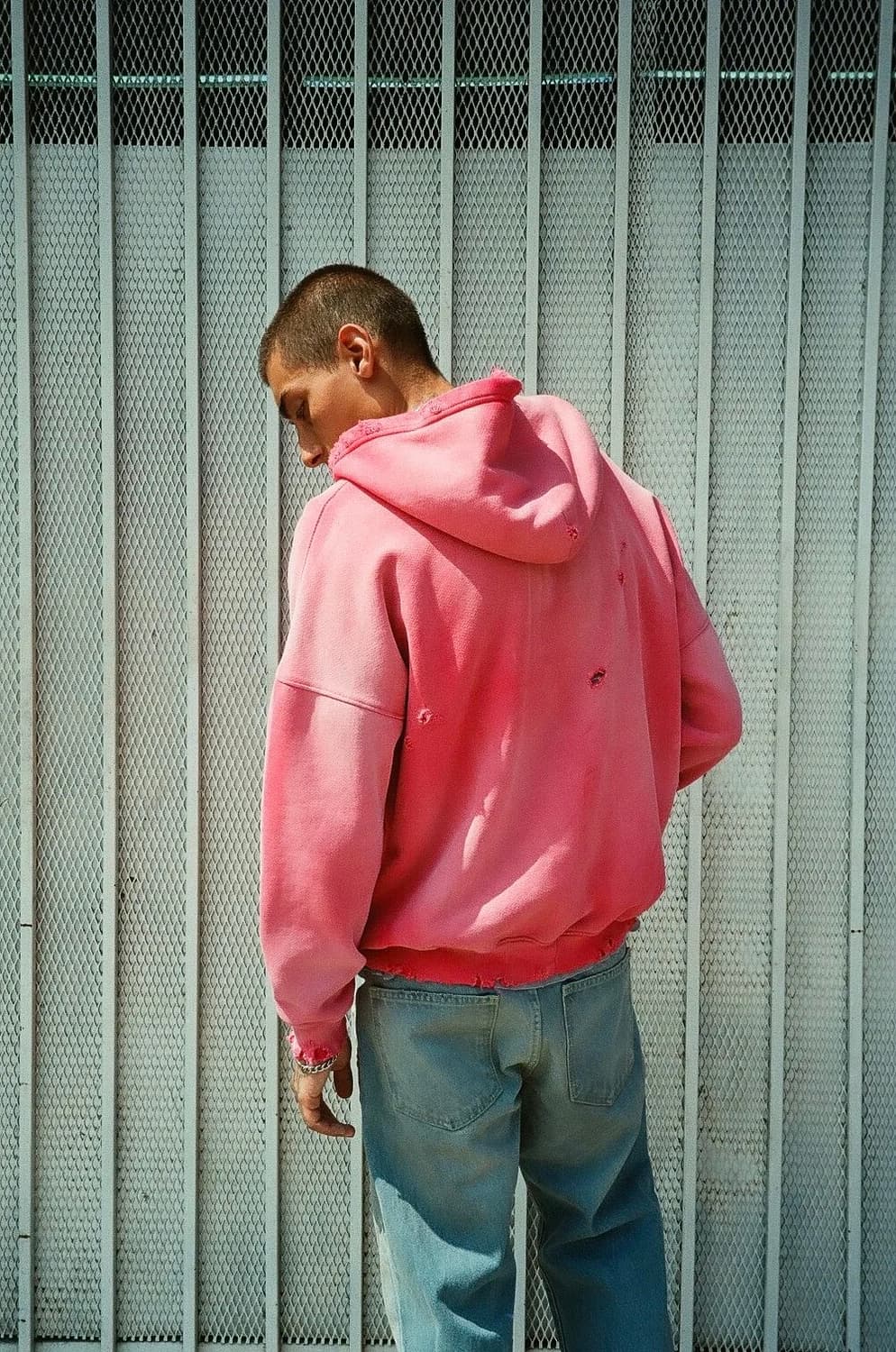 무지무지 집업 후디 레드 L 상품이미지4