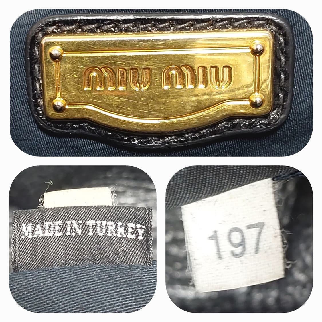 미우미우 비텔로 럭스 레더 리본 사첼백 2way (정품) 상품이미지10