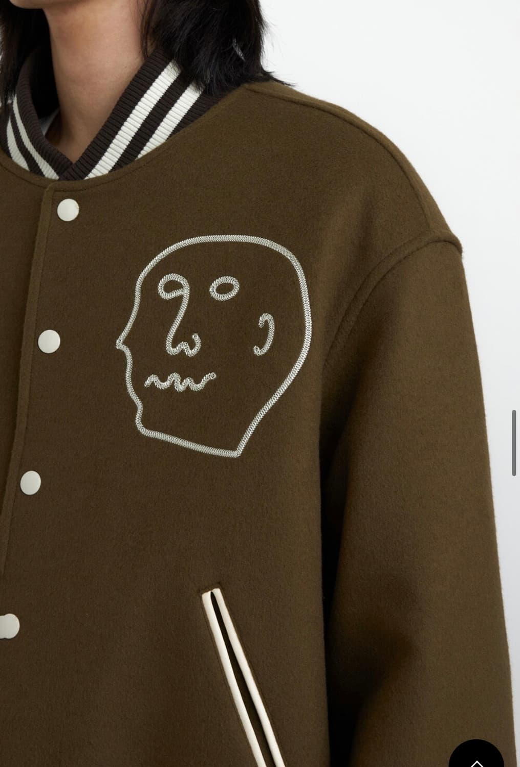 1011 Gallery 바시티 자켓 카키 L 상품이미지3