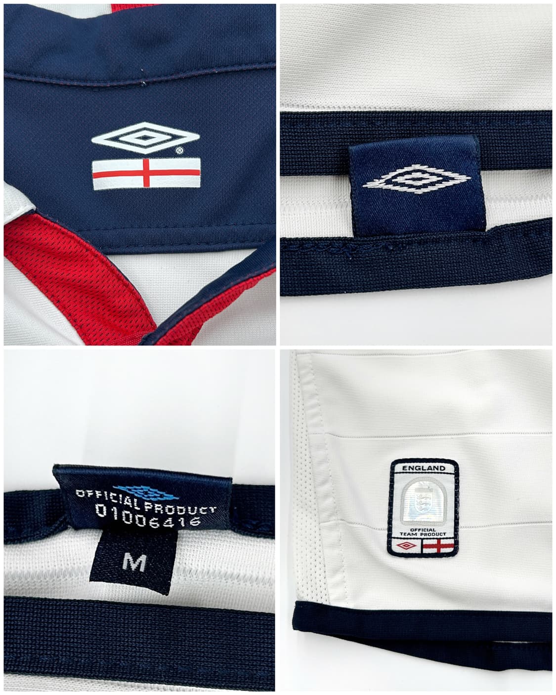 엄브로 03-05 잉글랜드 홈 리버시블킷 유로 2004 베컴 상품이미지10