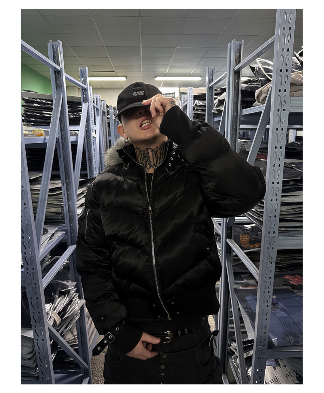 비엑세스 BACCESS PAIKI FAUX FUR PUFFER 재킷 상품이미지4