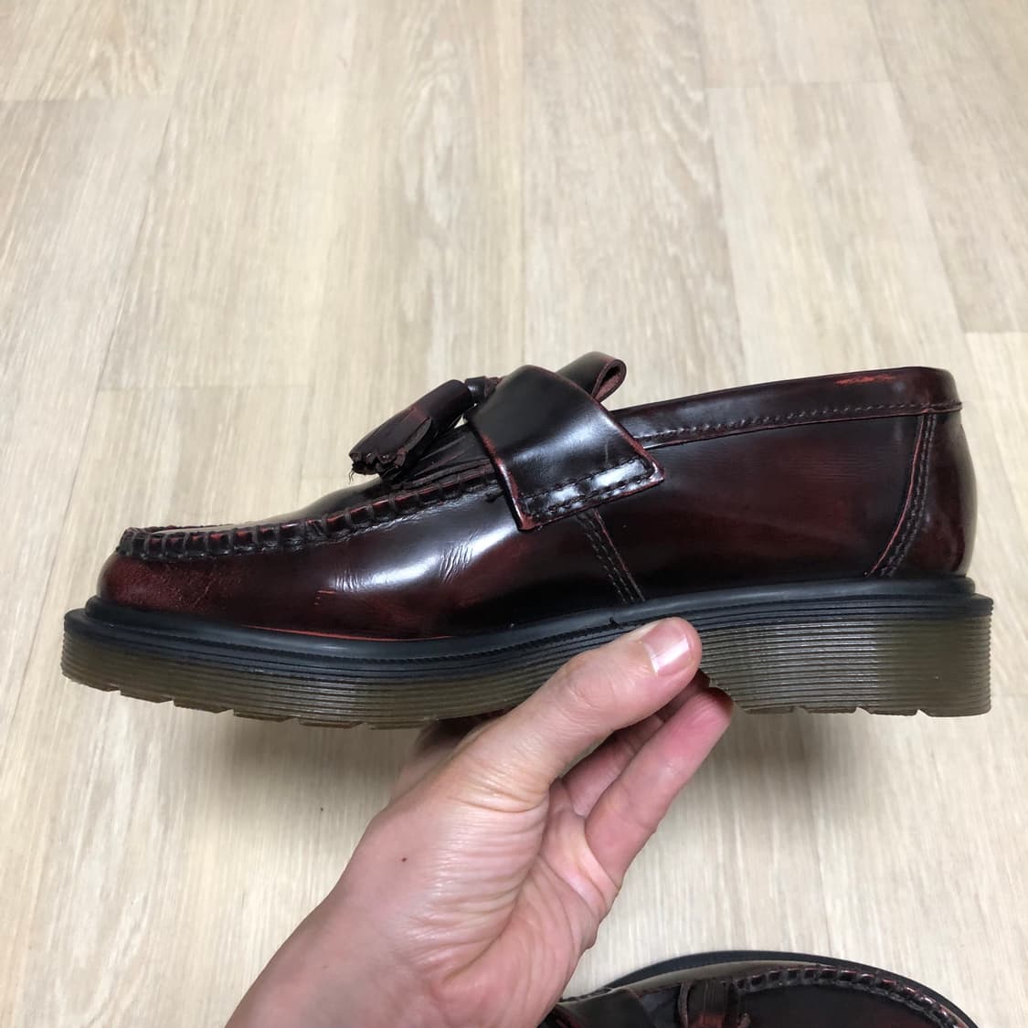 (230) 닥터마틴 Dr.martens 아드리안 태슬 로퍼 버건디 상품이미지7