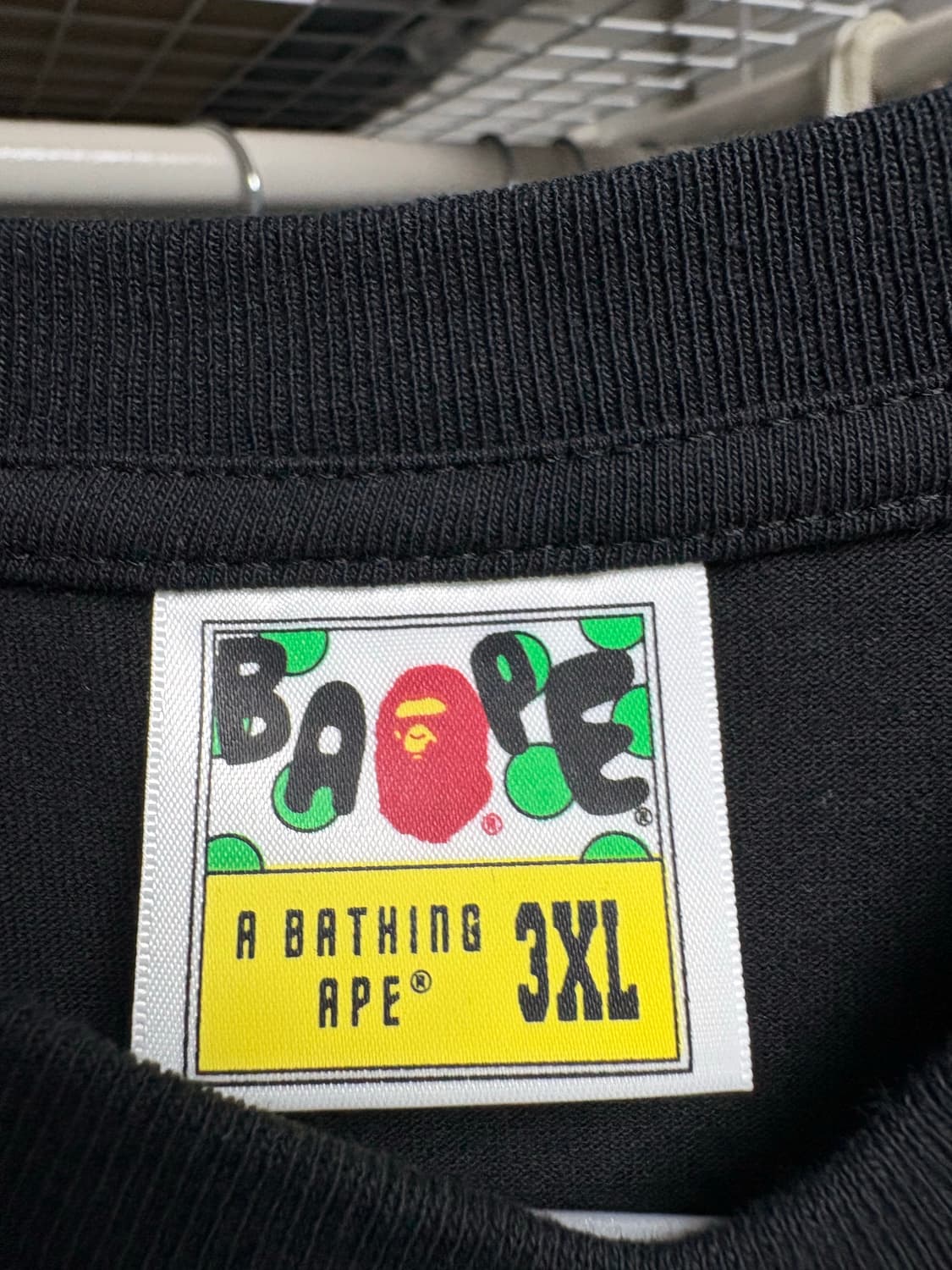 베이프 마일로 티셔츠 블랙 3XL 상품이미지3