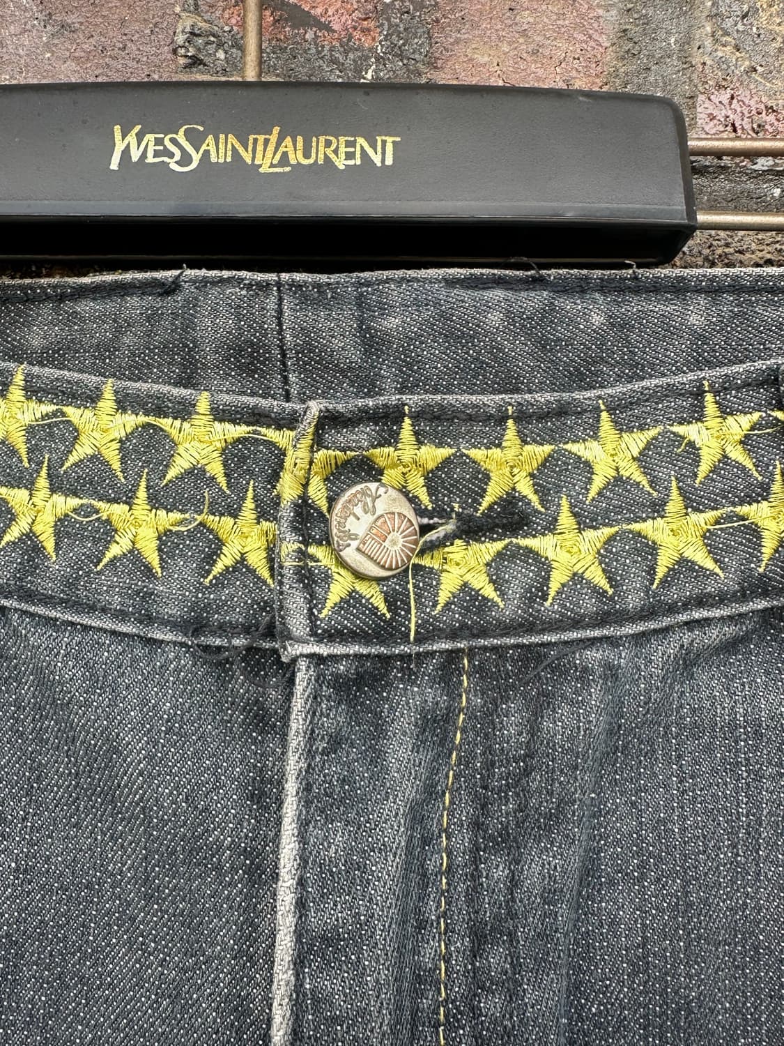 아카데믹스 별 자수 청바지 상품이미지3