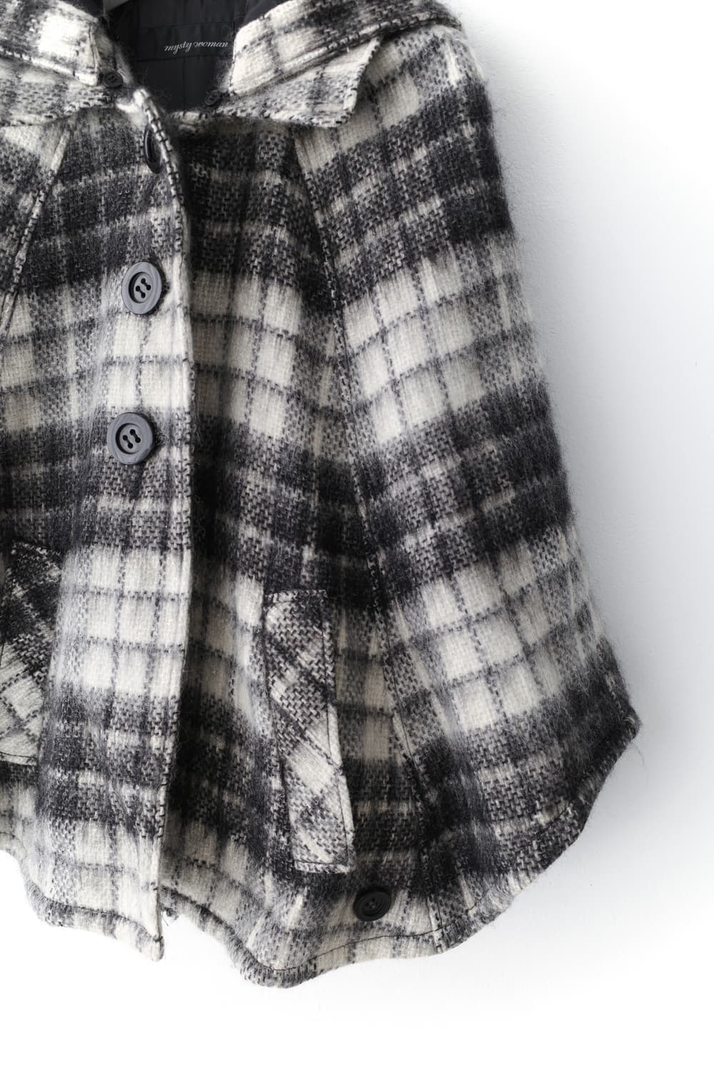 check cape coat  상품이미지7