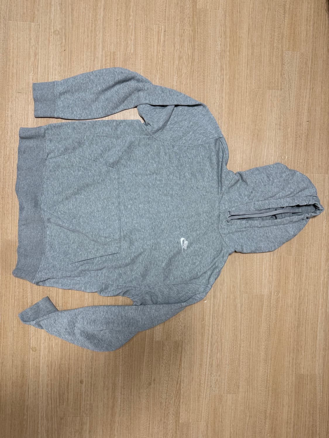 홍대매장구매 : 나이키 회색 후드티 L 상품이미지1