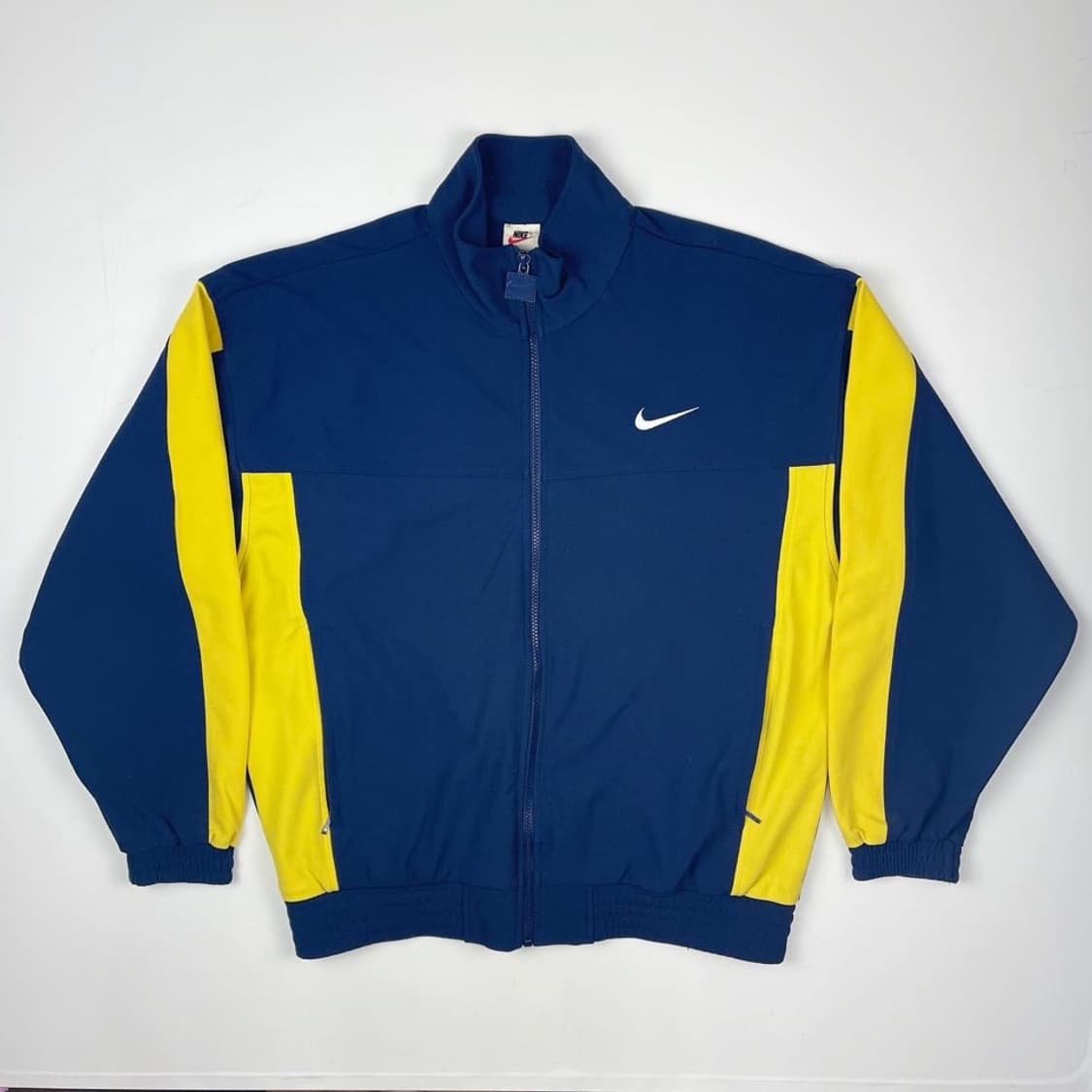 나이키 네이비 + 옐로 배색 져지 상품이미지1