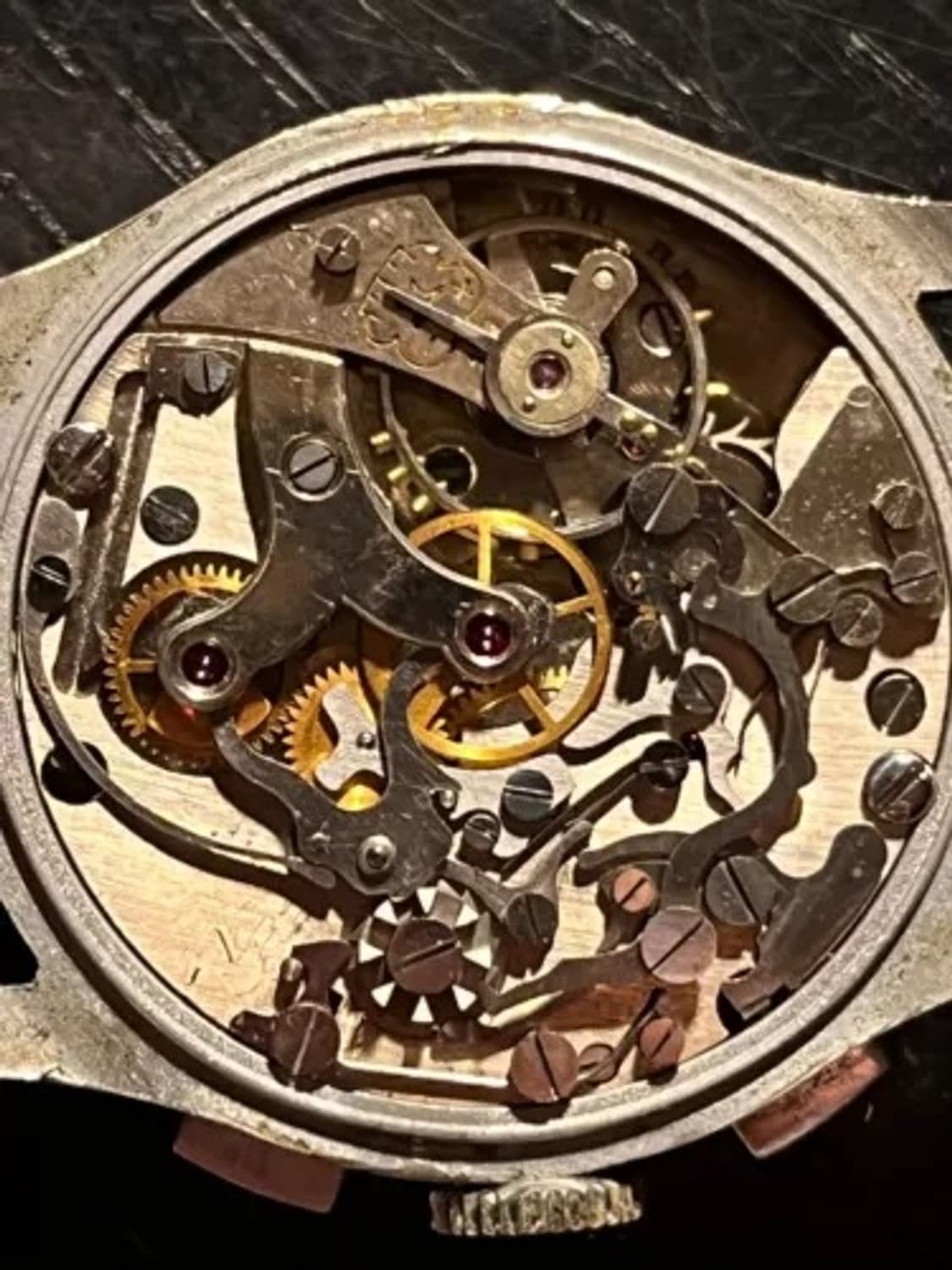 40‘s WWII 피어스 영국군 크로노그래프 타이머 시계 상품이미지7