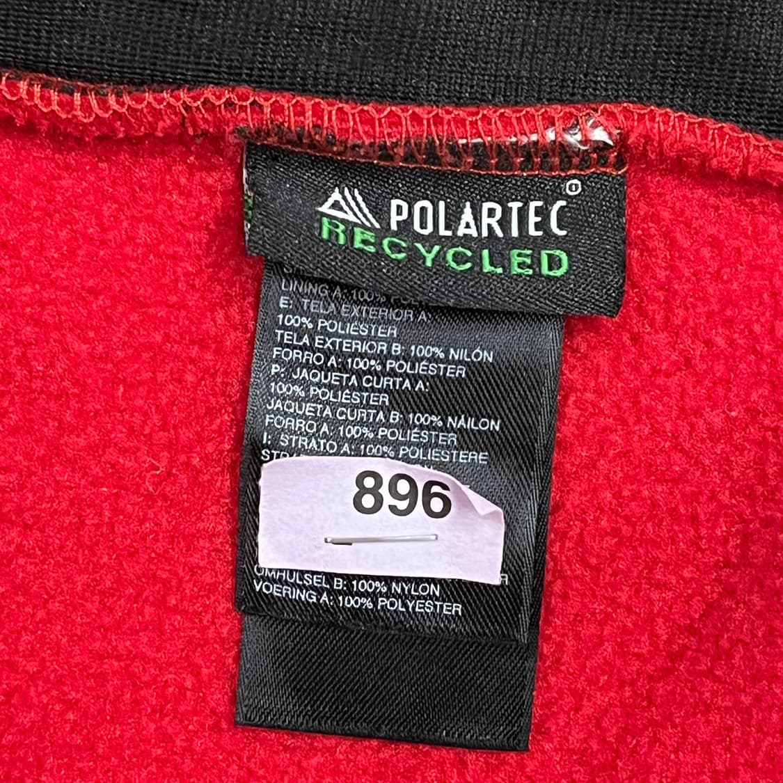 [정품/L] 노스페이스 블랙 레드 플리스 자켓 b10 상품이미지6