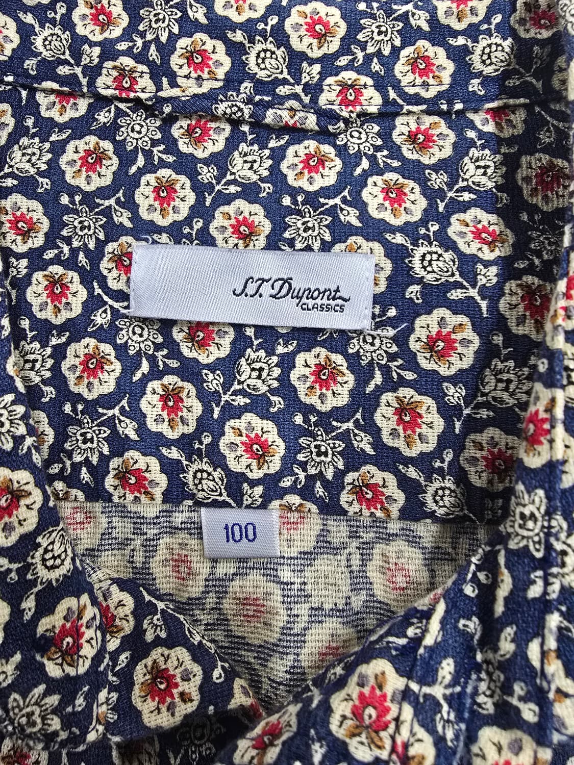 ST듀퐁 플라워 패턴 긴팔 셔츠 남방 상품이미지7