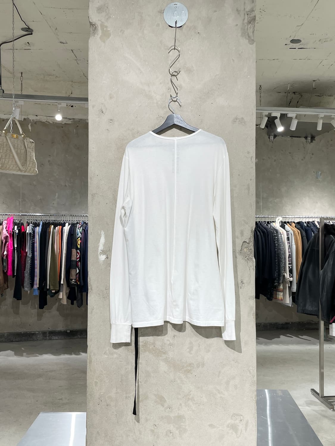 릭 오웬스 화이트 포터빌 코튼 롱 슬리브 상품이미지6