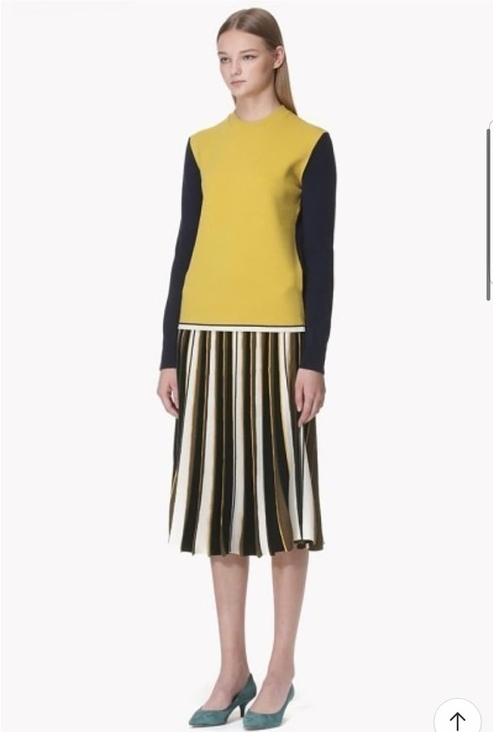 타임 니트 플리츠 스커트 상품이미지1