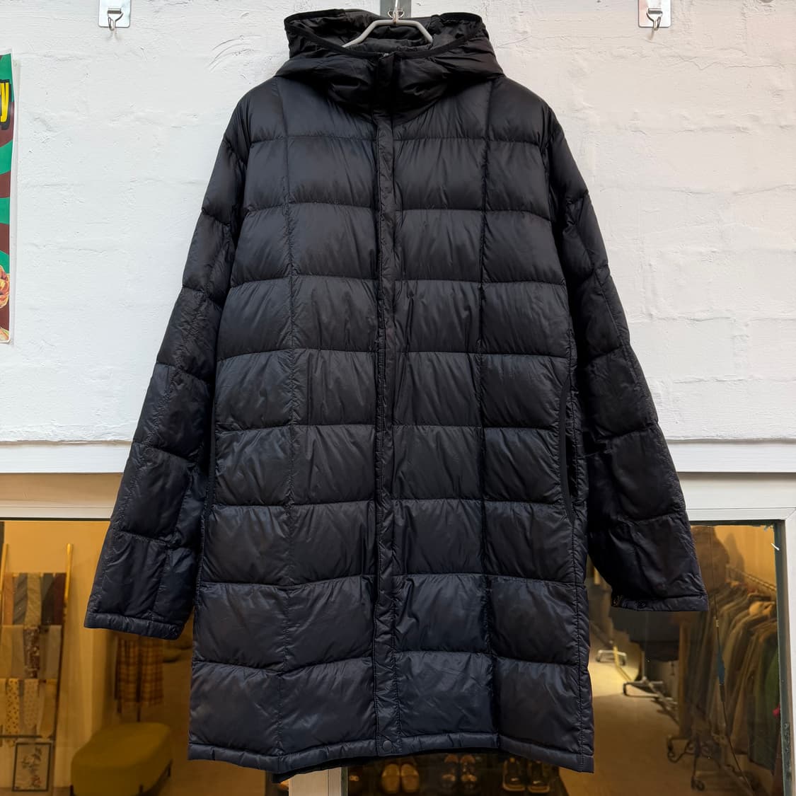 Mont-bell 몽벨 재팬 블랙 다운 후드 롱패딩 XL 상품이미지1
