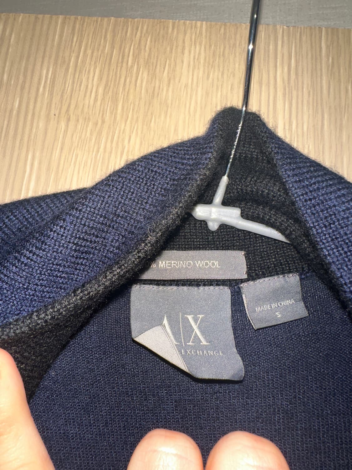 아르마니 익스체인지 메리노울 홀터넥 니트 상품이미지2