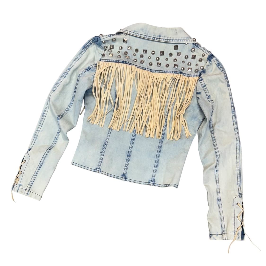 TOV Fringe & Studded 웨스턴 데님 자켓 (55)   상품이미지5