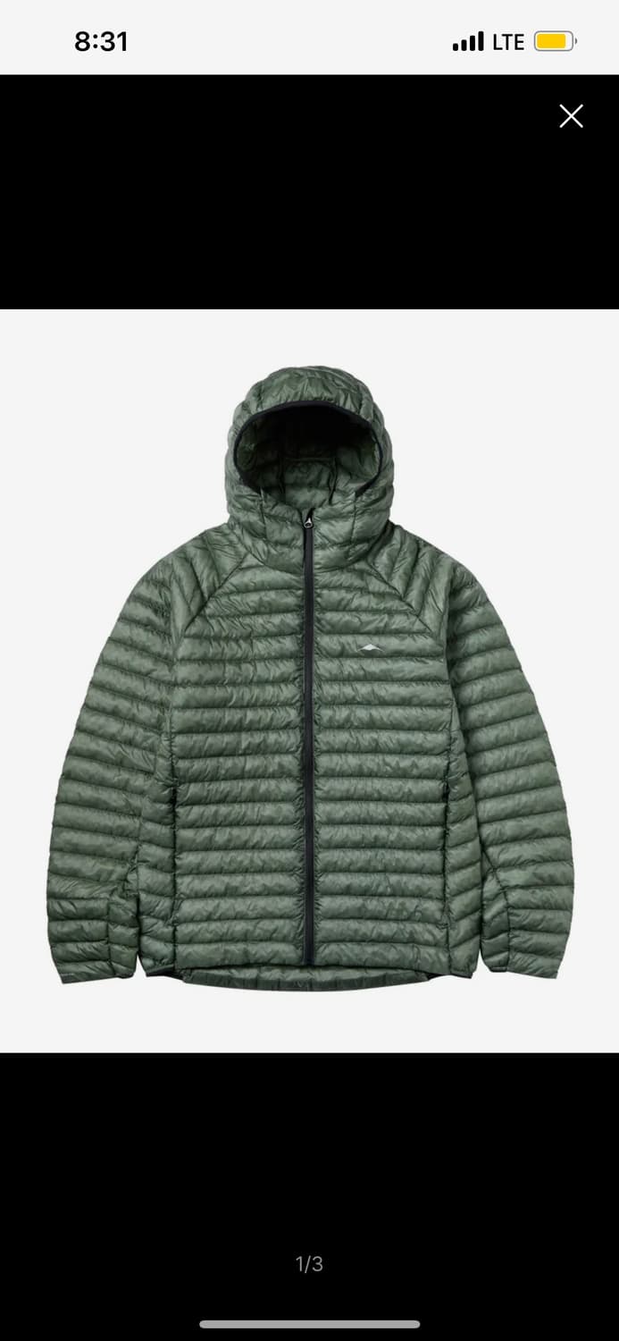 고요웨어 경량패딩 파인그린 상품이미지1