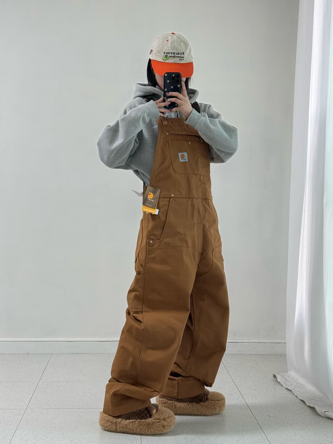 칼하트 브라운 오버롤  상품이미지3