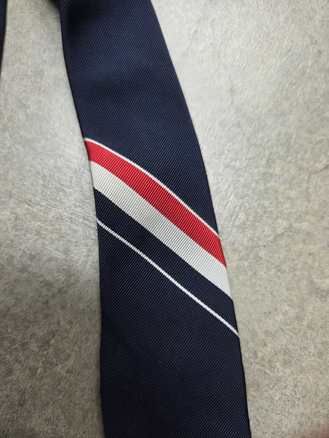 톰브라운 네이비 삼선 넥타이 상품이미지3