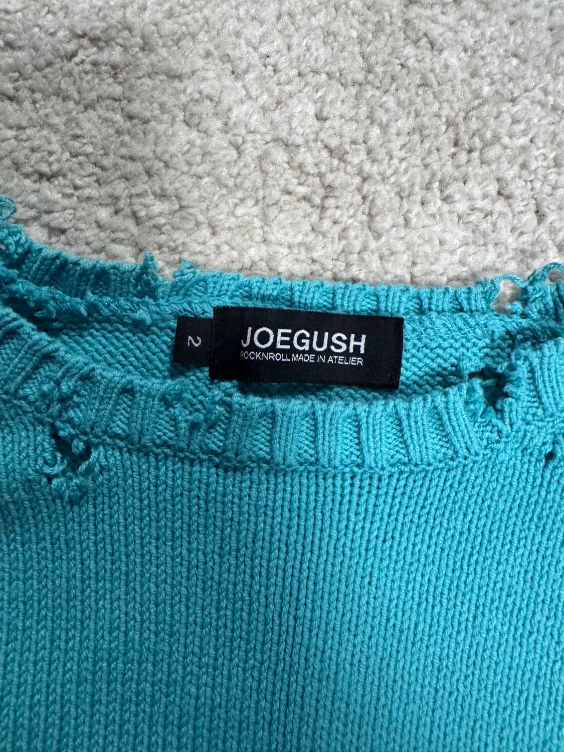 조거쉬 디스트레스드 그런지 니트 상품이미지2