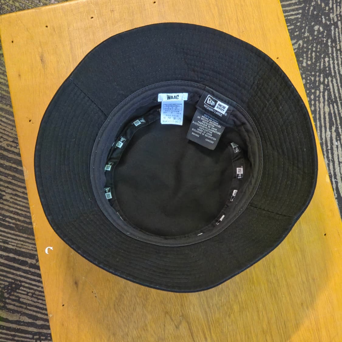 WAAC x 뉴에라 블랙 버킷햇 상품이미지3