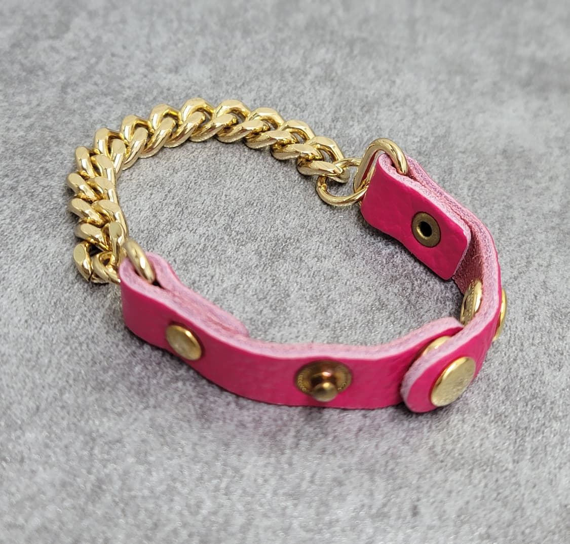 chain leather bracelet  상품이미지5