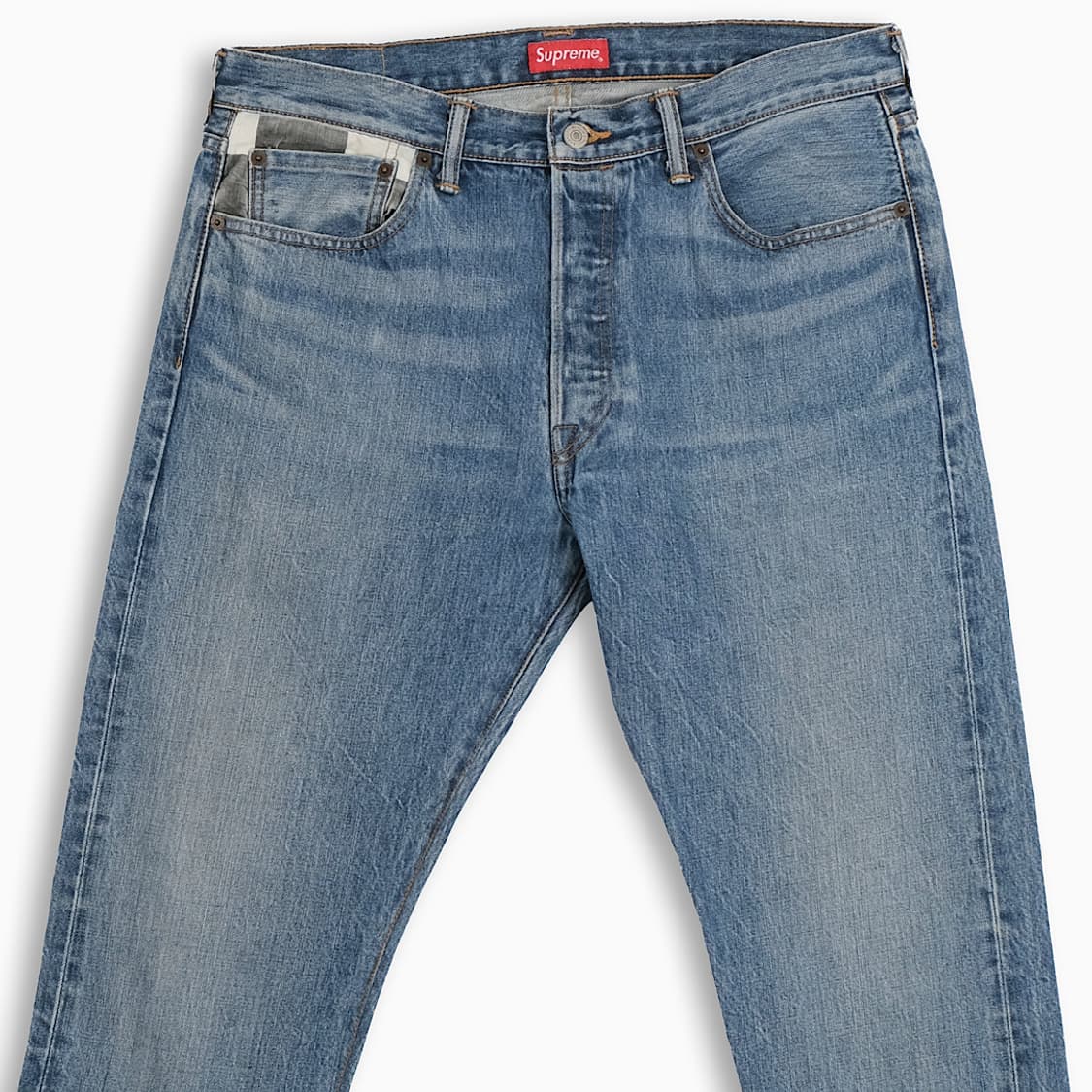 슈프림x리바이스 501 USA 셀비지 34 인치 LV50134594 상품이미지4